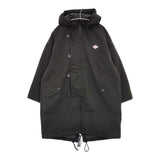 Danton WOMEN'S MILITARY INSULATION COAT サイズS DT-A0529 中綿 ミリタリーコート ブラック レディース ダントン【中古】5-0920T♪