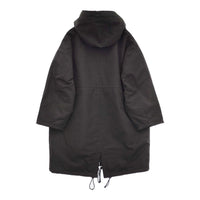 Danton WOMEN'S MILITARY INSULATION COAT サイズS DT-A0529 中綿 ミリタリーコート ブラック レディース ダントン【中古】5-0920T♪