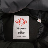 Danton WOMEN'S MILITARY INSULATION COAT サイズS DT-A0529 中綿 ミリタリーコート ブラック レディース ダントン【中古】5-0920T♪