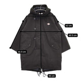 Danton WOMEN'S MILITARY INSULATION COAT サイズS DT-A0529 中綿 ミリタリーコート ブラック レディース ダントン【中古】5-0920T♪
