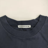 mina perhonen za8610 lisse サイズ38 コットン ワンポイント刺繍 長袖Ｔシャツ カットソー ネイビー レディース ミナペルホネン【中古】5-0509M♪