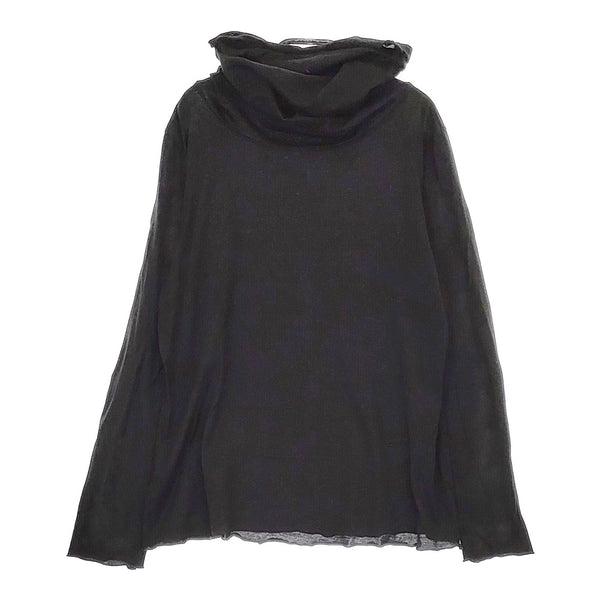 agnes b. ハイネック サイズ3 カットソー ブラック レディース アニエスベー【中古】5-0509M♪