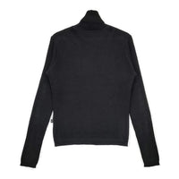 agnes b. タートルネック リブ ウール セーター ニット ブラック レディース アニエスベー【中古】5-0927T∞