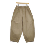 Curensology コットンリネンドロストパンツ 266361 定価24200円 パンツ カーキ レディース カレンソロジー【中古】5-0921G∞