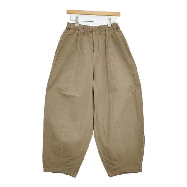 Curensology コットンリネンドロストパンツ 266361 定価24200円 パンツ カーキ レディース カレンソロジー【中古】5-0921G∞