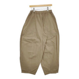 Curensology コットンリネンドロストパンツ 266361 定価24200円 パンツ カーキ レディース カレンソロジー【中古】5-0921G∞