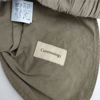 Curensology コットンリネンドロストパンツ 266361 定価24200円 パンツ カーキ レディース カレンソロジー【中古】5-0921G∞