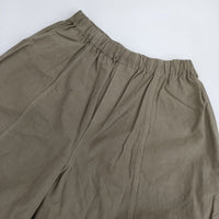 Curensology コットンリネンドロストパンツ 266361 定価24200円 パンツ カーキ レディース カレンソロジー【中古】5-0921G∞