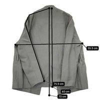AK+1 ウールリネン ベルト付き 定価47300円 ジャケット 23AW グレー レディース エーケーワン【中古】5-0927T∞