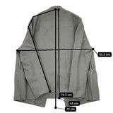 AK+1 ウールリネン ベルト付き 定価47300円 ジャケット 23AW グレー レディース エーケーワン【中古】5-0927T∞