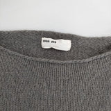 evam eva E233K081 mohair lily pullover モヘヤ プルオーバー 定価29700円 セーター ニット グレー レディース エヴァムエヴァ【中古】5-0927T∞
