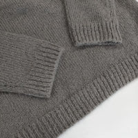 evam eva E233K081 mohair lily pullover モヘヤ プルオーバー 定価29700円 セーター ニット グレー レディース エヴァムエヴァ【中古】5-0927T∞