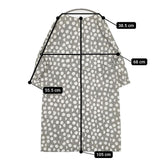 mina perhonen palkeet コットン シルク ドレス定価72600円 aas3889 ベルト付き ワンピース グレー ホワイト レディース ミナペルホネン【中古】5-0921M∞