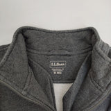 L.L.Bean ハーフジップトレーナー プルオーバー 裏起毛 254673 スウェット グレー メンズ エルエルビーン【中古】5-1009T∞