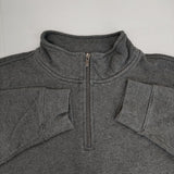 L.L.Bean ハーフジップトレーナー プルオーバー 裏起毛 254673 スウェット グレー メンズ エルエルビーン【中古】5-1009T∞