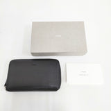 irose ラウンドファスナー 二つ折り レザー POP-UP MINI WALLET コインケース ブラック レディース イロセ【中古】5-0522G◎