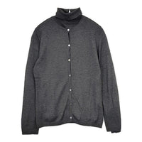 C.T.plage カシミヤシルク タートルネック ツインニット カーディガン アンサンブル グレー レディース シーティープラージュ【中古】5-1009T∞