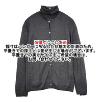 C.T.plage カシミヤシルク タートルネック ツインニット カーディガン アンサンブル グレー レディース シーティープラージュ【中古】5-1009T∞