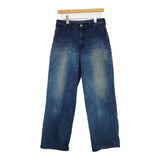 45R/45rpm 8096026 おこめ納戸納戸デニムのシャルロットパンツ（加工） デニムパンツ ブルー レディース フォーティーファイブアールピーエム【中古】5-1021G△