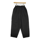 HAI SPORTING GEAR ハイスポーティングギア 80sヴィンテージ ISSEY MIYAKE コットンシルク イージー パンツ ブラック レディース【中古】5-0820G∞