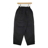 HAI SPORTING GEAR ハイスポーティングギア 80sヴィンテージ ISSEY MIYAKE コットンシルク イージー パンツ ブラック レディース【中古】5-0820G∞