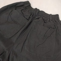 HAI SPORTING GEAR ハイスポーティングギア 80sヴィンテージ ISSEY MIYAKE コットンシルク イージー パンツ ブラック レディース【中古】5-0820G∞