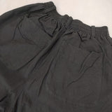 HAI SPORTING GEAR ハイスポーティングギア 80sヴィンテージ ISSEY MIYAKE コットンシルク イージー パンツ ブラック レディース【中古】5-0820G∞