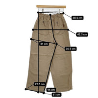 HAI SPORTING GEAR ハイスポーティングギア 80sヴィンテージ ISSEY MIYAKE イージー テンセル パンツ ベージュ レディース【中古】5-0820G∞