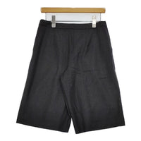 L'EQUIPE YOSHIE INABA ストレッチ ウール ショートパンツ ハーフパンツ ショーツ チャコールグレー レディース レキップヨシエイナバ【中古】5-0823T∞