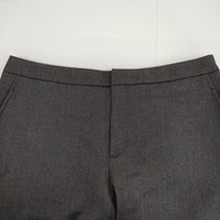 L'EQUIPE YOSHIE INABA ストレッチ ウール ショートパンツ ハーフパンツ ショーツ チャコールグレー レディース レキップヨシエイナバ【中古】5-0823T∞