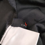 L'EQUIPE ヨシエイナバ テーパード ウエストゴム センタープレススラックス パンツ ブラック レディース レキップ【中古】5-0528G∞