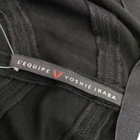 L'EQUIPE YOSHIE INABA サイズ40 コットン ロングスカート ブラック レディース レキップヨシエイナバ【中古】5-0528M∞