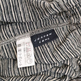 JURGEN LEHL J0173US131 マルチボーダー ウールコットン ロングスカート ベージュ ブラック レディース ヨーガンレール【中古】5-0823T∞