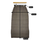 JURGEN LEHL J0163KS081 ウールレーヨン ニット ロングスカート グレー レディース ヨーガンレール【中古】5-0823T∞