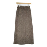 JURGEN LEHL J0193FS111 ウールシルク ロングスカート カーキ レディース ヨーガンレール【中古】5-1023T∞