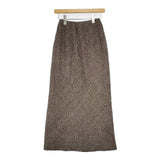 JURGEN LEHL J0193FS111 ウールシルク ロングスカート カーキ レディース ヨーガンレール【中古】5-1023T∞