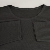 JURGEN LEHL J0114UB552 ウール 長袖Ｔシャツ カットソー ロンＴ ブラック レディース ヨーガンレール【中古】5-0927T∞