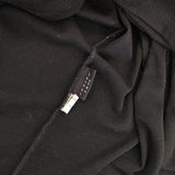 JURGEN LEHL J0114UB552 ウール 長袖Ｔシャツ カットソー ロンＴ ブラック レディース ヨーガンレール【中古】5-0927T∞
