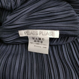 PLEATS PLEASE ISSEY MIYAKE PP13-JH464 サイズ2 Vネック ノースリーブ ワンピース ネイビー レディース プリーツプリーズ【中古】5-0415S♪