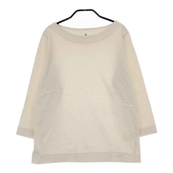 KINOTTO Boat Neck T-Shirts サイズ3 ボートネック 長袖Ｔシャツ カットソー ロンＴ キナリ レディース キノット【中古】5-0509M♪