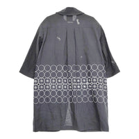 mina perhonen ami acs6764 サイズ36 定価110000円 リネンステンカラーコート 24SS チャコールグレー レディース ミナペルホネン【中古】5-0415M♪