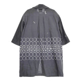 mina perhonen ami acs6764 サイズ36 定価110000円 リネンステンカラーコート 24SS チャコールグレー レディース ミナペルホネン【中古】5-0415M♪