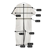 humoresque suspender pants KS2402b リネンコットン ジャンプスーツ 定価80300円 23SS オフホワイト レディース ユーモレスク【中古】5-0415S♪