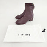 卑弥呼 23.5cm バッグジップ ブーツ エンジ レディース 卑弥呼【中古】5-1210G◎