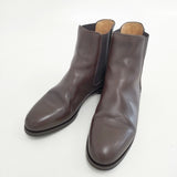 F.LLI Giacometti レザー サイズ37 サイドゴア ブーツ ブラウン レディース フラテッリジャコメッティ【中古】5-1210G◎