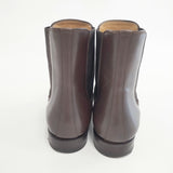 F.LLI Giacometti レザー サイズ37 サイドゴア ブーツ ブラウン レディース フラテッリジャコメッティ【中古】5-1210G◎