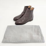 F.LLI Giacometti レザー サイズ37 サイドゴア ブーツ ブラウン レディース フラテッリジャコメッティ【中古】5-1210G◎