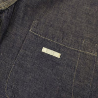 COMOLI ダンガリー R01-01007 サイズ1 コットン ジャケット ブルー レディース コモリ【中古】5-0820M∞