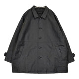 mizuiro-ind シンセティックレザージャケット 定価41800円 合皮 中綿 ジャケット 24AW ブラック レディース ミズイロインド【中古】5-0818T∞