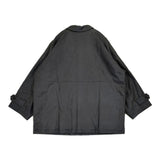 mizuiro-ind シンセティックレザージャケット 定価41800円 合皮 中綿 ジャケット 24AW ブラック レディース ミズイロインド【中古】5-0818T∞